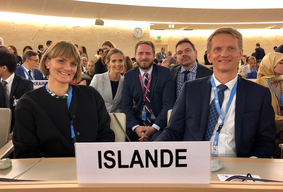 Iceland‘s first session as a member of the Human Rights Council - mynd