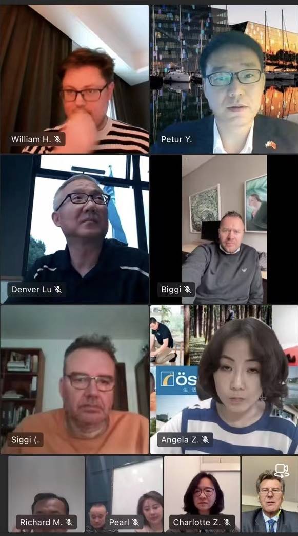 Autumn virtual meeting with the Icelandic Business Forum (IBF) in China - mynd