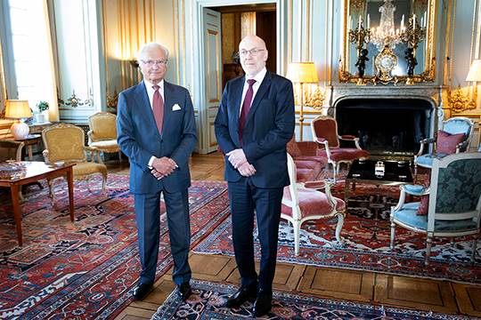 Isländska Alltingets talman på officiellt besök i Sverige  - mynd