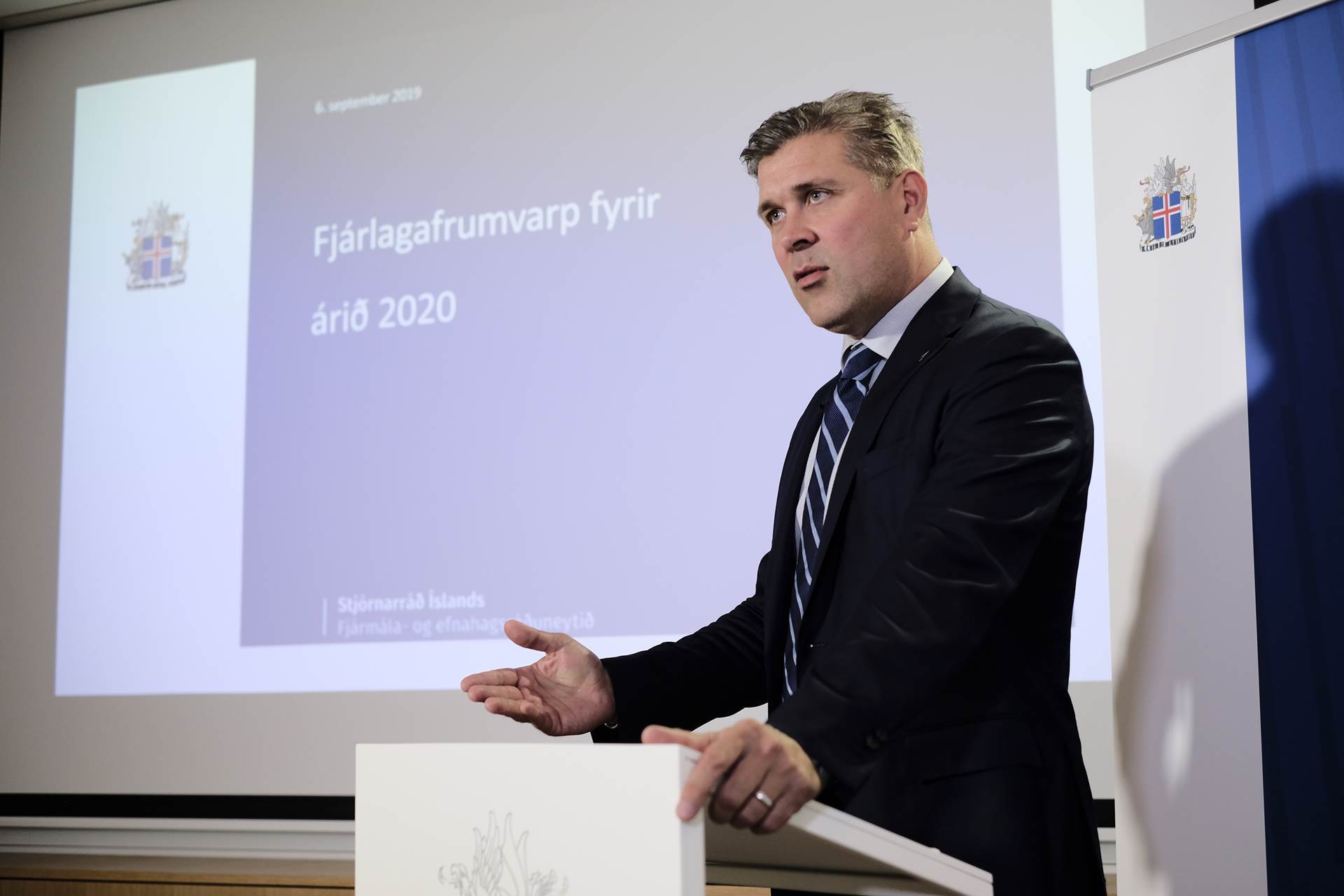 Bjarni Benediktsson Minister of Finance and Economic Affairs - mynd