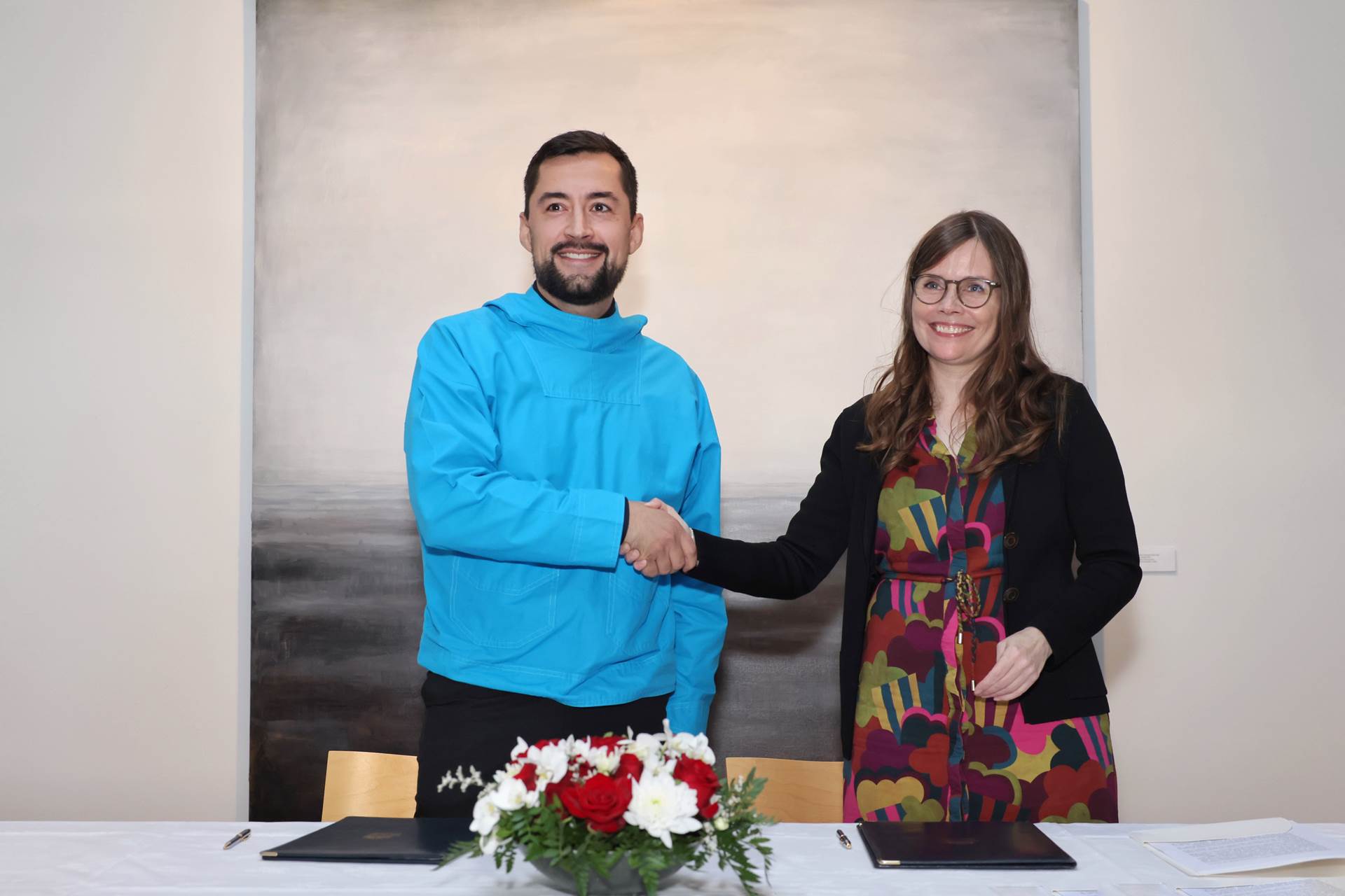 Declaration on Future Cooperation between Greenland and Iceland - mynd