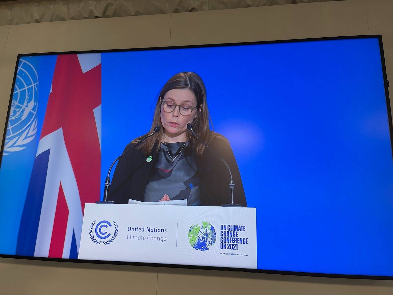 Iceland‘s message at COP26: We need to upgrade our pledges - mynd