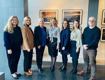 Staff of the Embassy of Iceland in Copenhagen