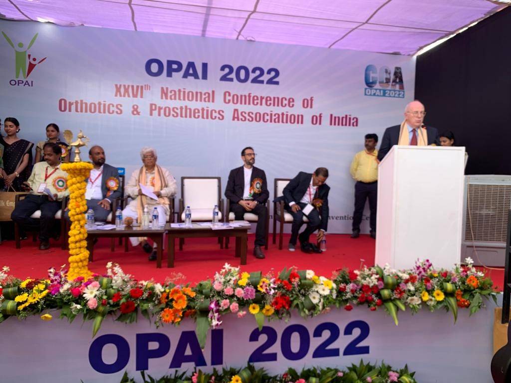 Ambassador Gudni Bragason at the National Conference of OPAI in Goa - mynd