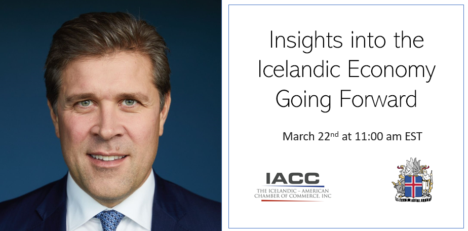 Online Webinar with Icelandic Finance and Economics Minister on 22 March  - mynd
