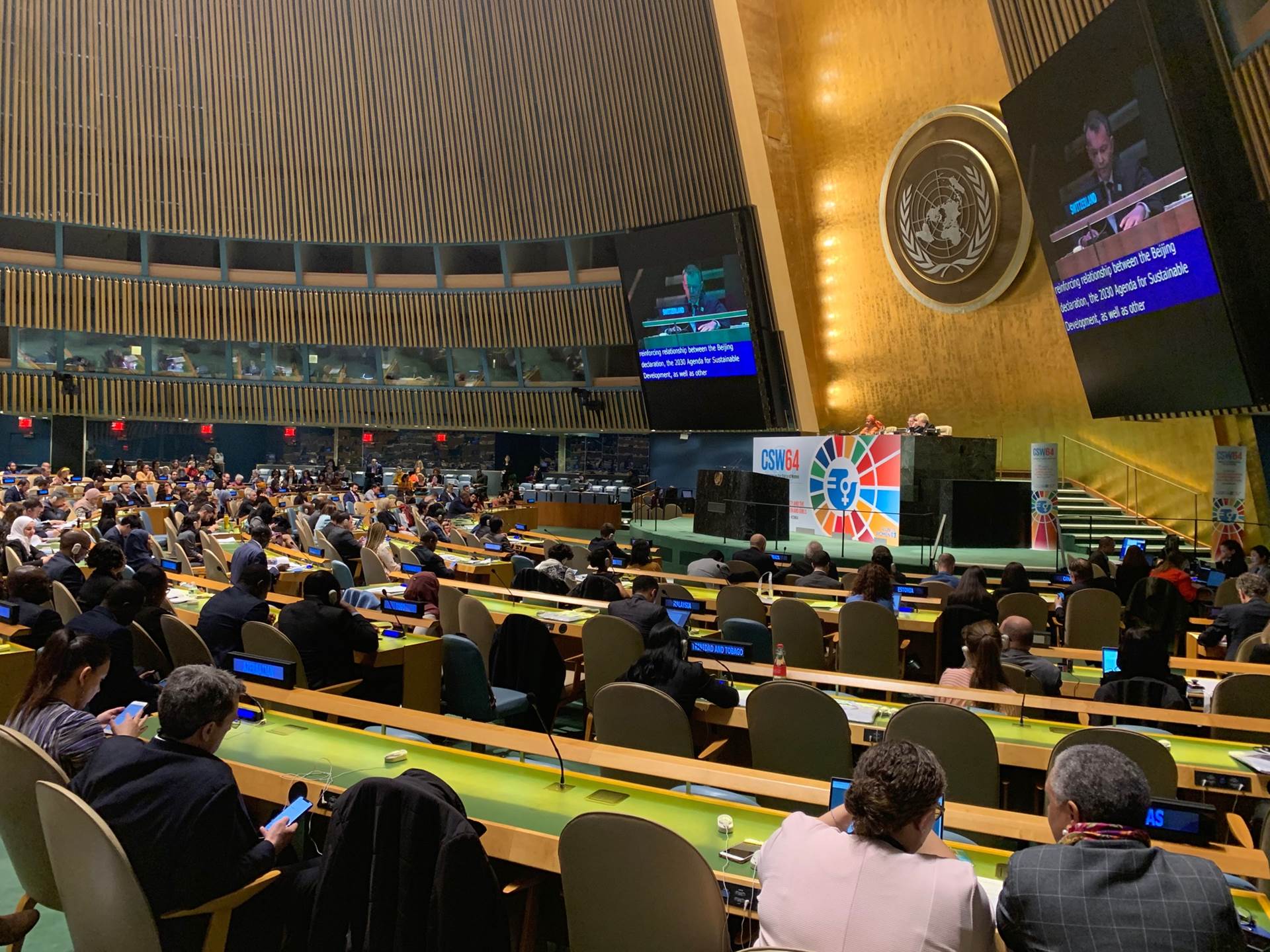 EoP at Adoption of the CSW64 Political Declaration - mynd