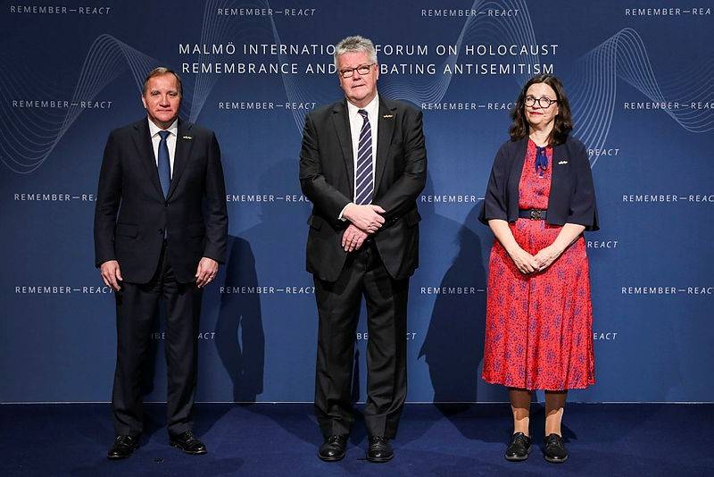 Ambassadör Hannes Heimisson besökte Förintelsekonferensen Remember-React i Malmö - mynd