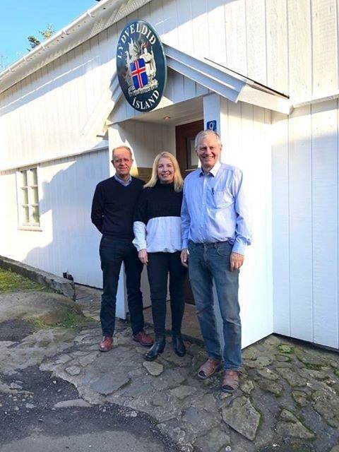 Staff at the Consulate General of Iceland in Torshavn