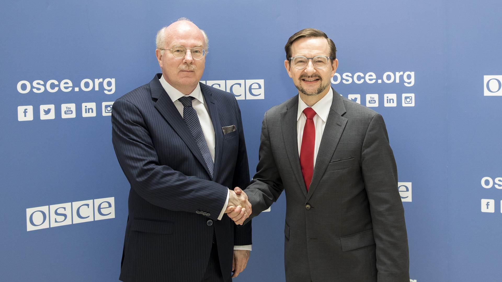 Presentation of Letter of Credence to the Organization for Security and Co-operation in Europe (OSCE) - mynd