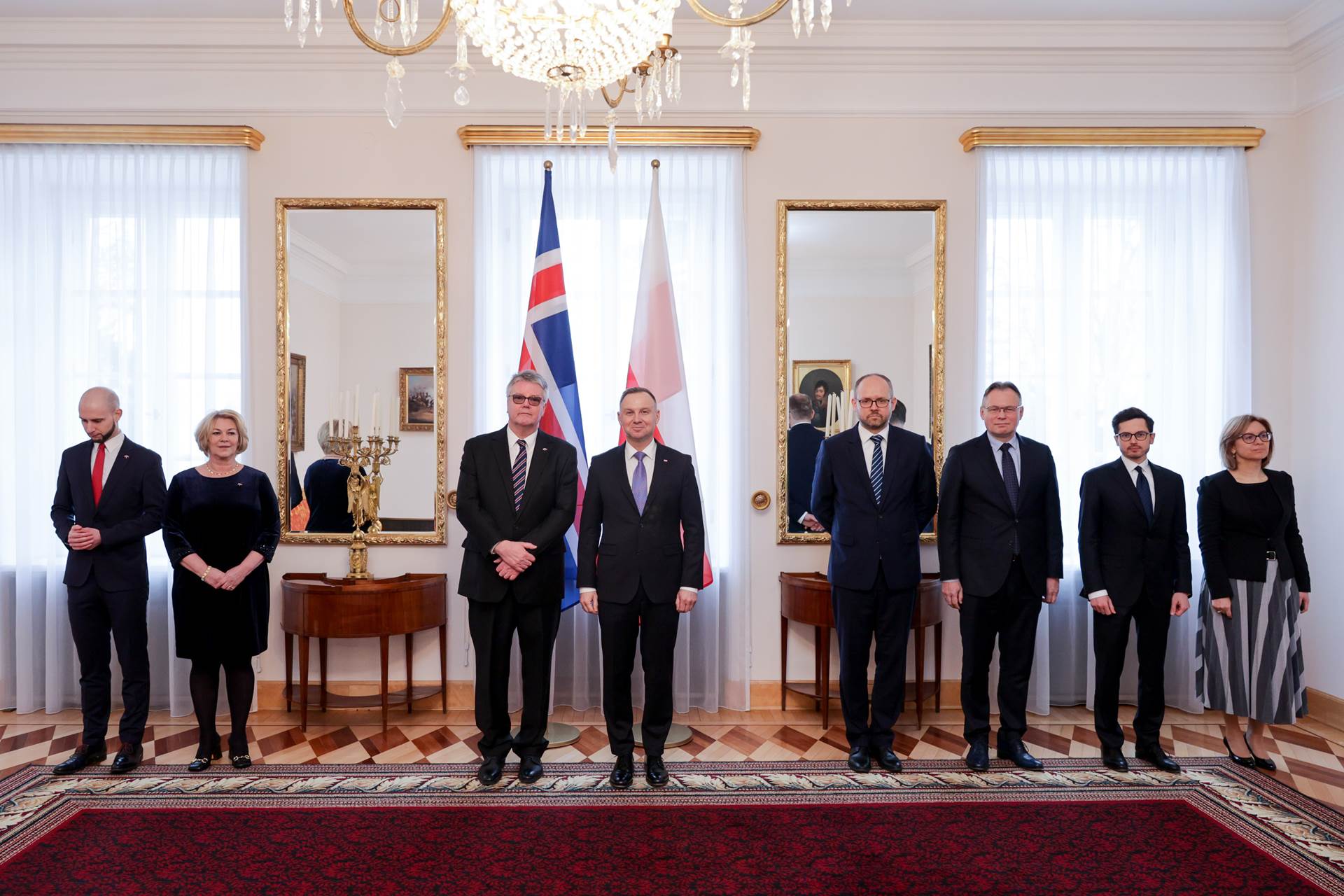 Ambassador of Iceland in Poland presented his credentials - mynd