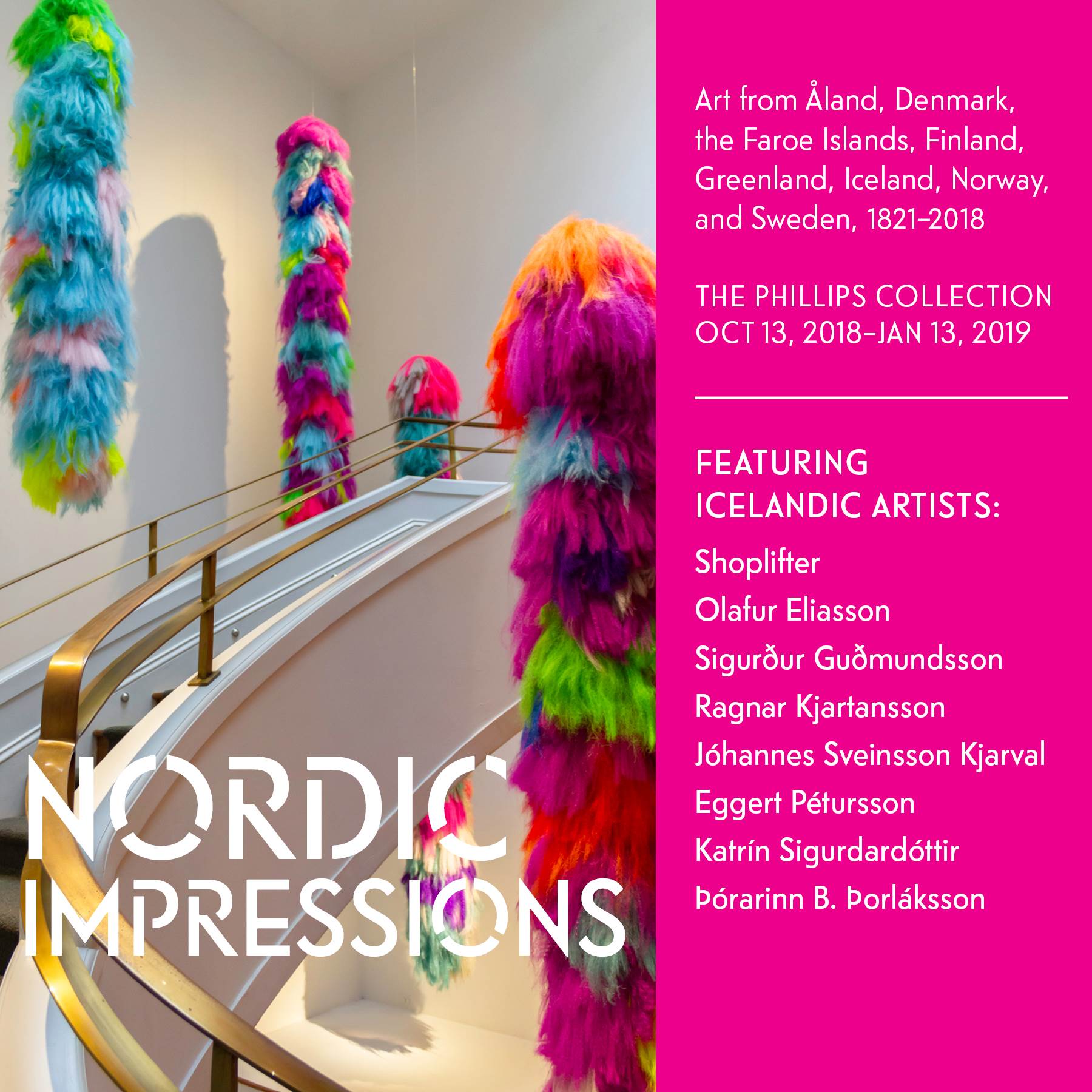 Nordic Impressions exhibition in the Phillips Collection from 13 October to 13 January 2019 - mynd