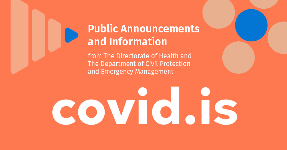 Covid-19 in Iceland - Information in English  - mynd
