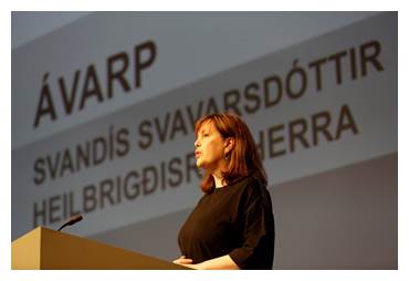 Svandís Svavarsdóttir á ársfundi Landspítala 2018